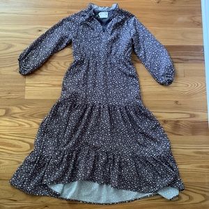 Joyfolie tiered maxi dress.